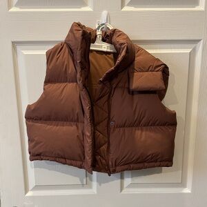 Lululemon cropped wunder Puff Vest